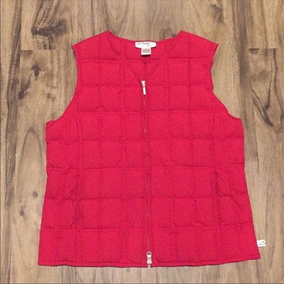 Sale! Red Pendleton puffer vest - Picture 3 of 4